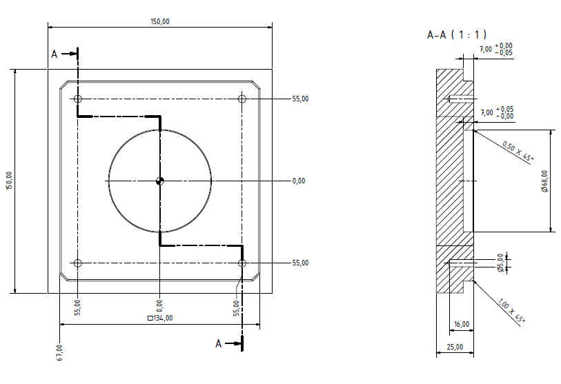 Plano dimensional